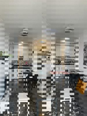 Salotto aperto moderno a Los Gigantes, Buenavista The Blue Oyster.