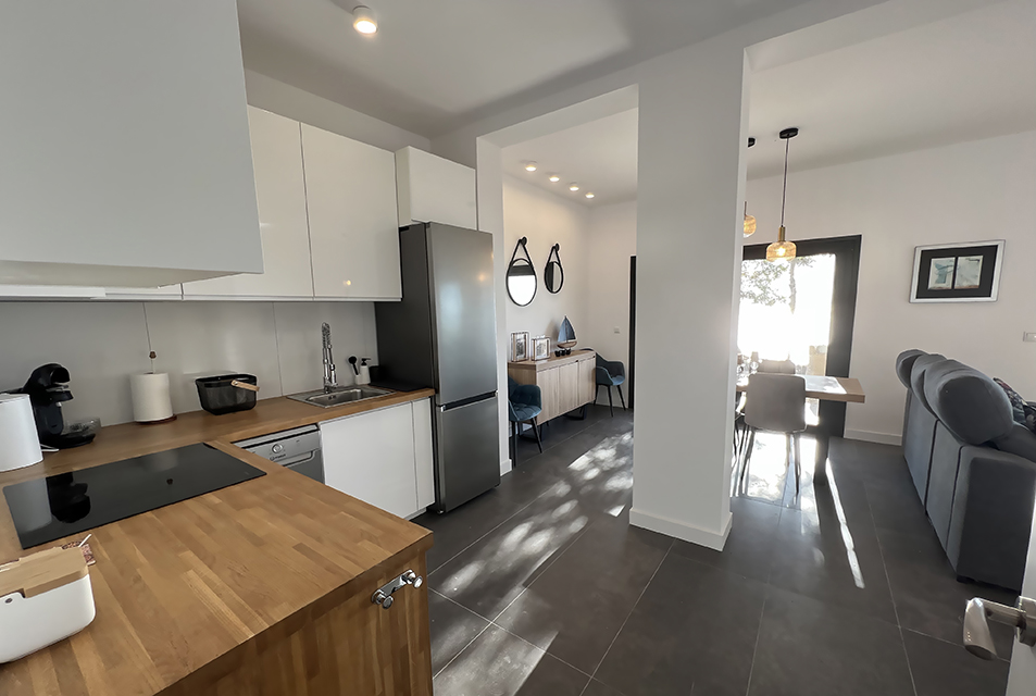 cosina abierta de apartamento